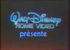 Walt Disney Home Video présente, from a French tape.