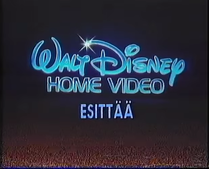 Walt Disney Home Video ESITTÄÄ, from a Finnish tape.