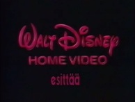 Walt Disney Home Video esittää, from Finnish tapes.