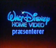 Walt Disney Home Video præsenterer, from a Danish tape.