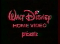 Walt Disney Home Video presénte, from French tapes.