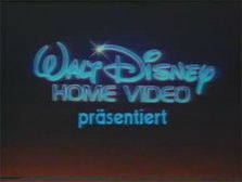 Walt Disney Home Video präsentiert, from a German tape.